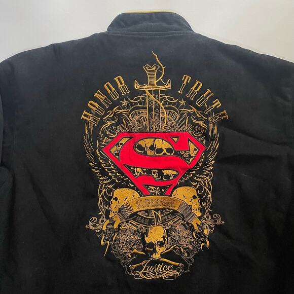DC Comics JH Design Superman Honor Trust Justice Dragon Hamilton Racing Jacket - Picture 6 of 9